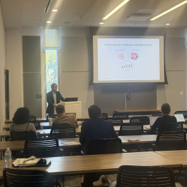 Elias Sayour, M.D., Ph.D.  University of Florida Therapeutic mRNA Cancer Vaccines Dr. Sayour presented cutting-edge research on mRNA vaccine platforms for cancer treatment.